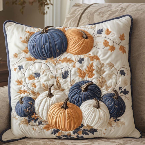 Autumn Delight Quilted Cushion Cover