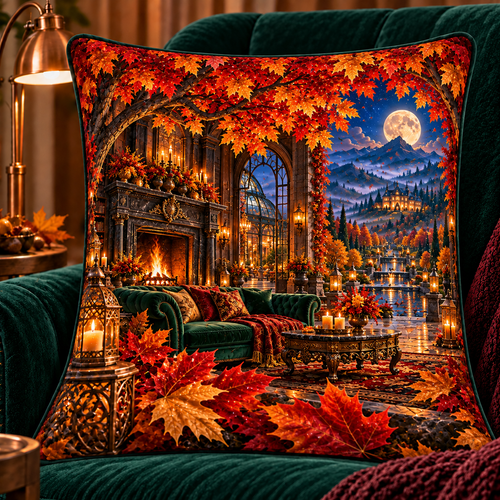 Embercourt Canopy Salon Quilted Cushion Cover