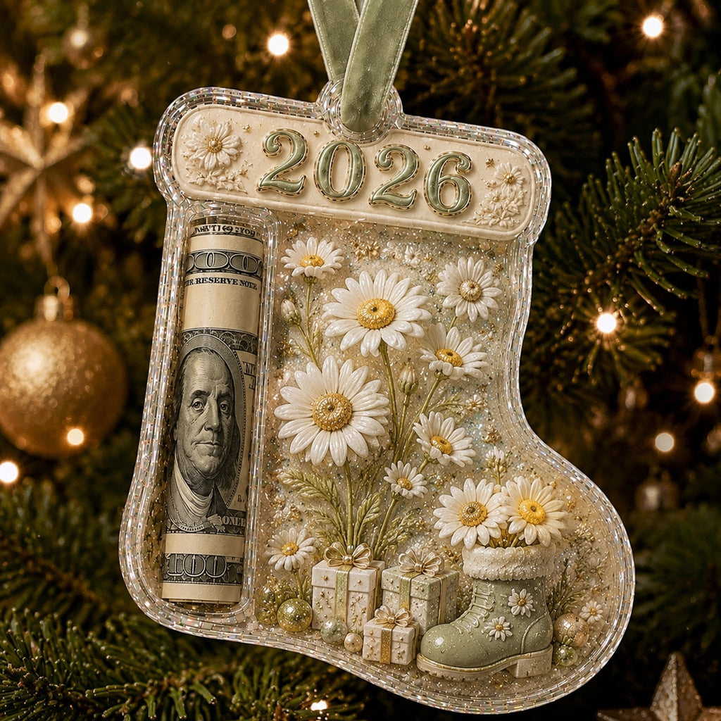 Daisy Cash Clip Christmas Ornament