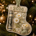 Daisy Cash Clip Christmas Ornament