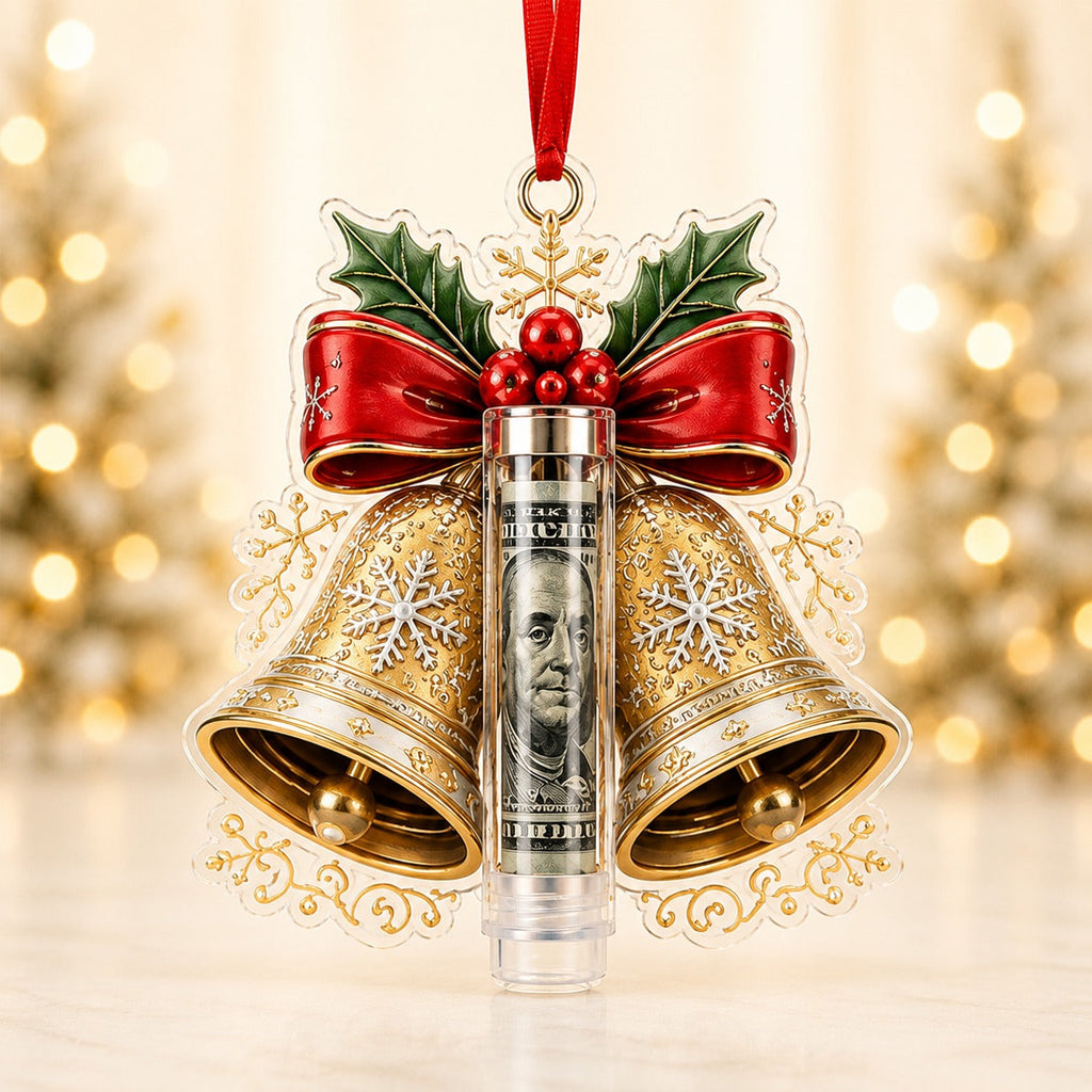 Double Bells Holder Cash Ornament