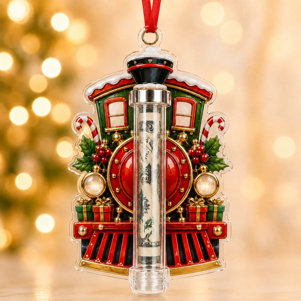 Christmas Train Holder Ornament