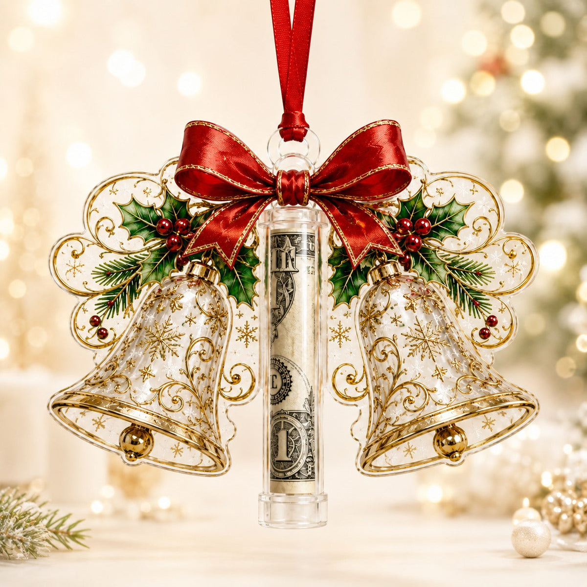 Christmas Bells Holder Ornament