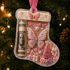 Butterfly Cash Clip Christmas Ornament