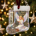 Angel's Blessings Stocking Cash Holder Ornament