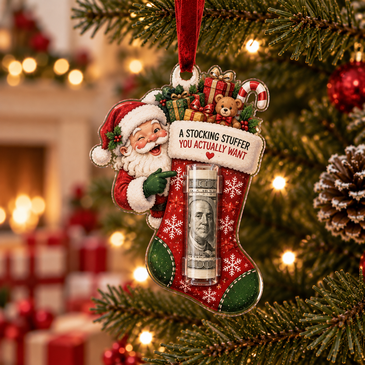 Christmas Stocking Holder Ornament