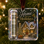 Christmas Cottage Classic Cash Holder Ornament