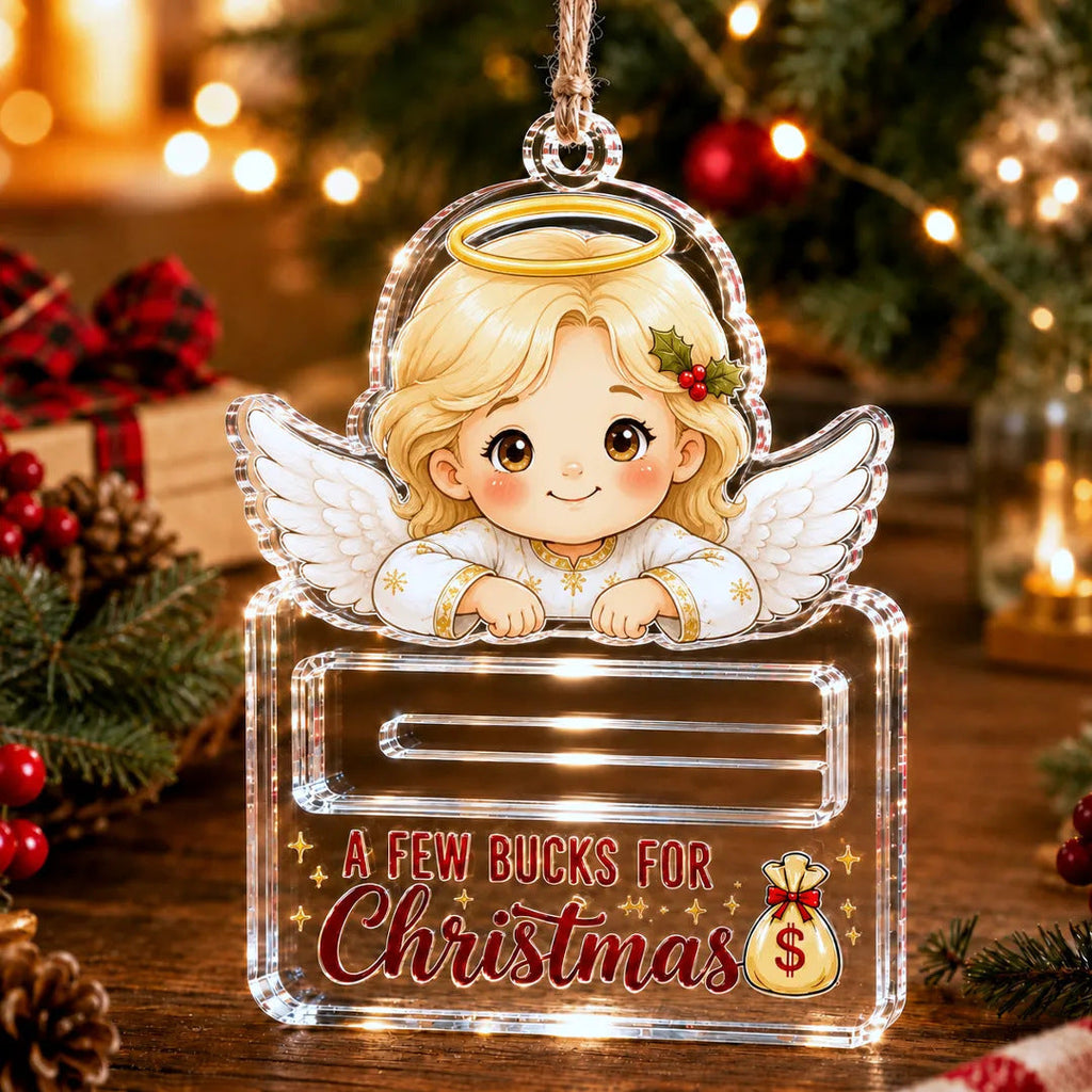 Angel Cutie Cash Holder Christmas Ornament