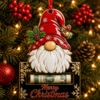 Gnome Holder Cash Ornament