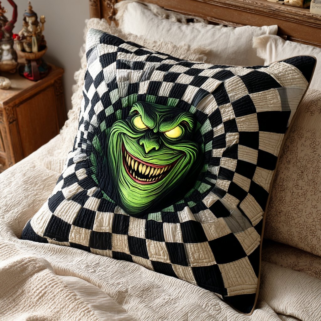 Abyss Demon Wait Quilted Cushion Cover printed cushion cover