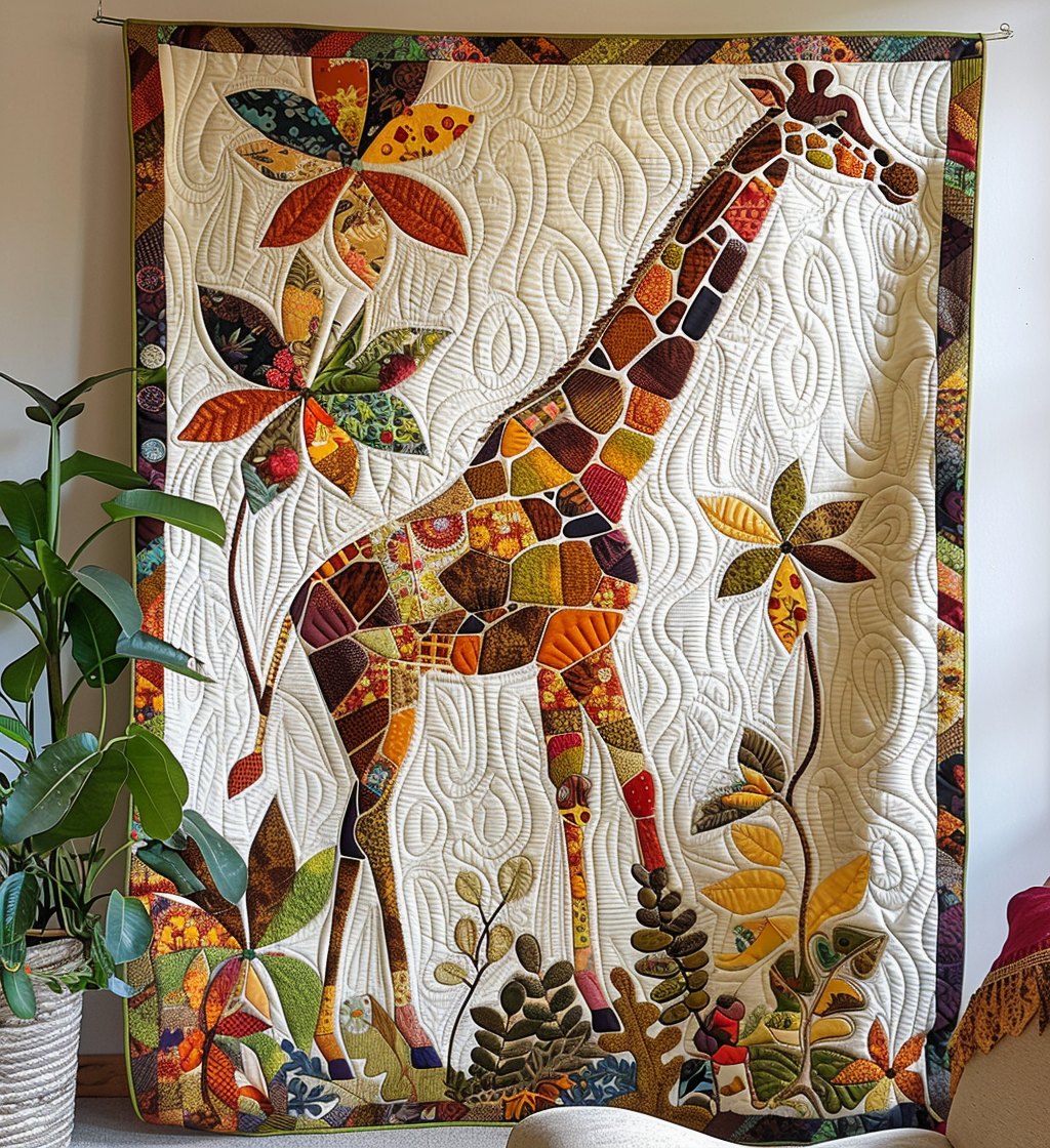 African Adventure Quilted Blanket printed blanket