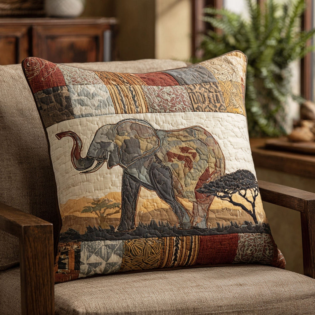 African Legends Quilted Cushion Cover printed cushion cover