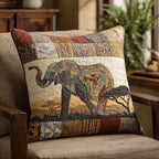 African Legends Quilted Cushion Cover printed cushion cover