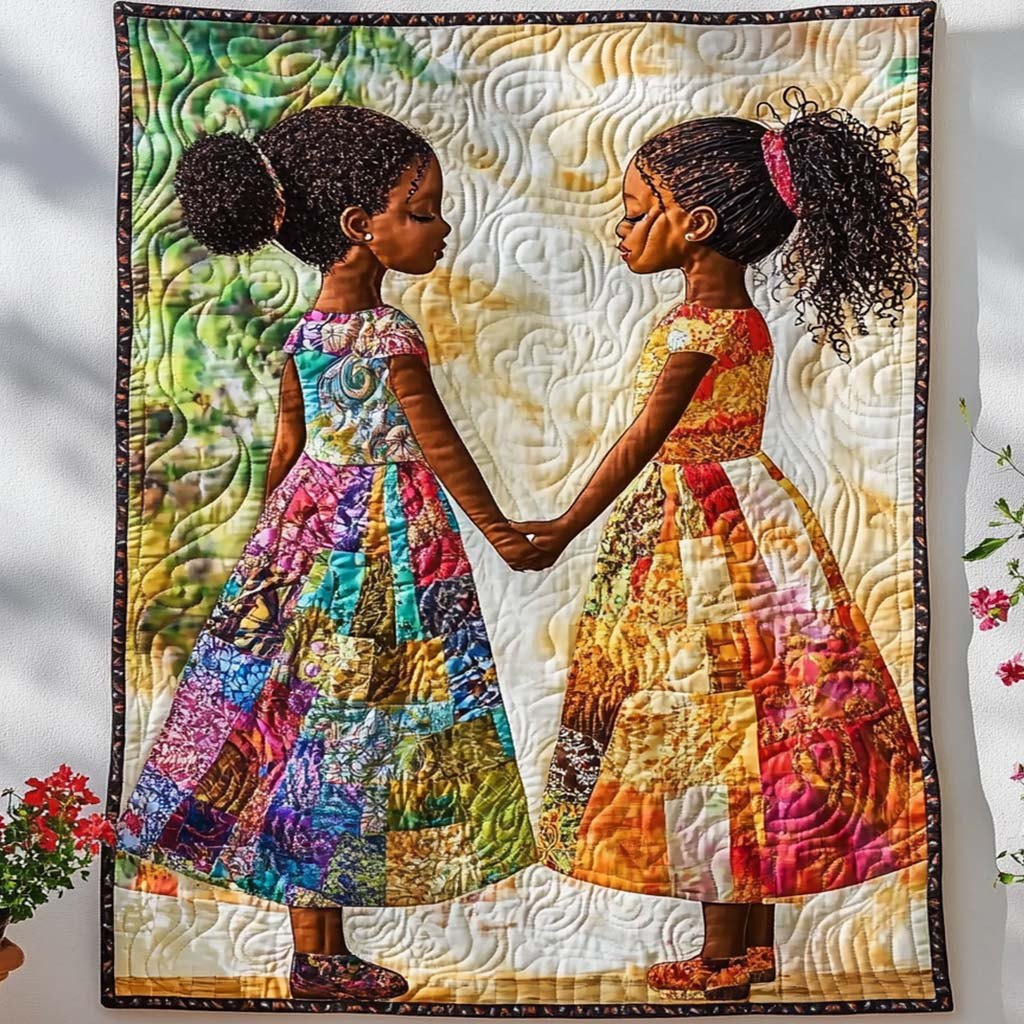 African Quilted Blanket printed blanket