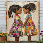 African Quilted Blanket printed blanket