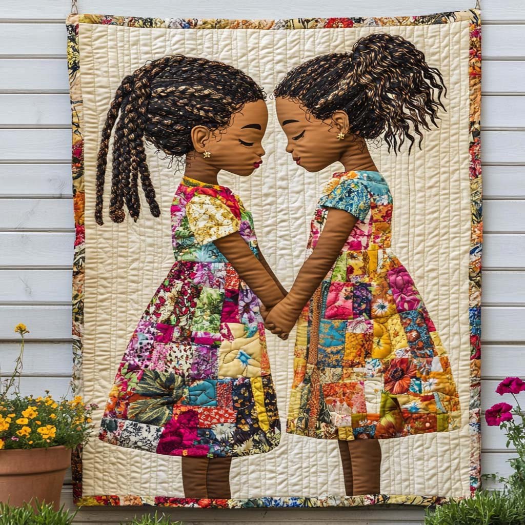 African Quilted Blanket printed blanket