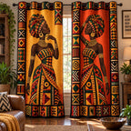 African Royalty Quilted Door Curtain printed door curtain