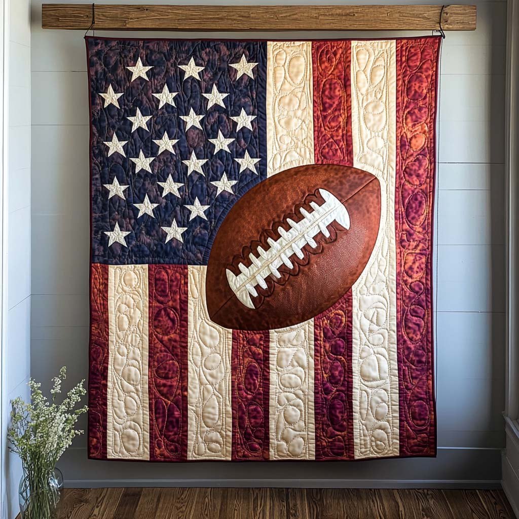 All-Star Gridiron Quilted Blanket printed blanket