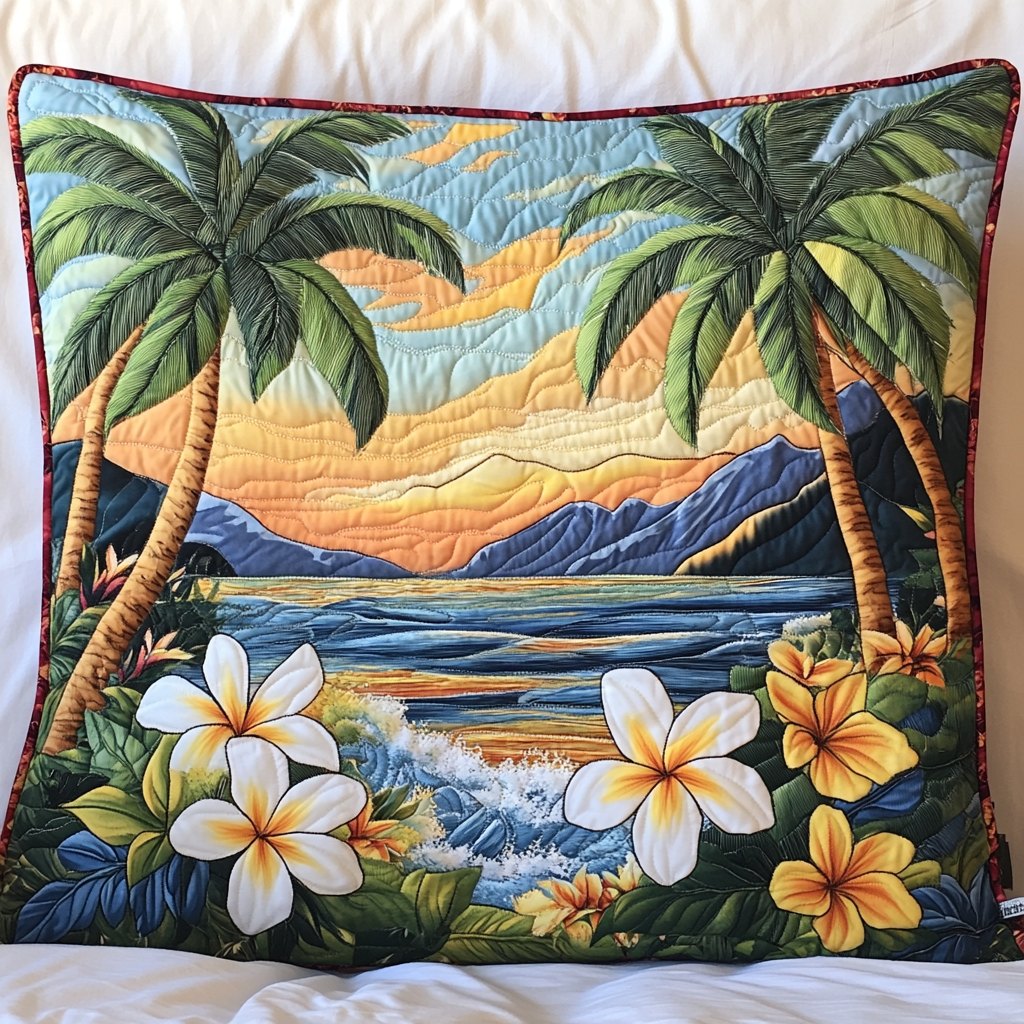 Aloha Comfort Quilted Bedding Cushion Cover printed cushion cover
