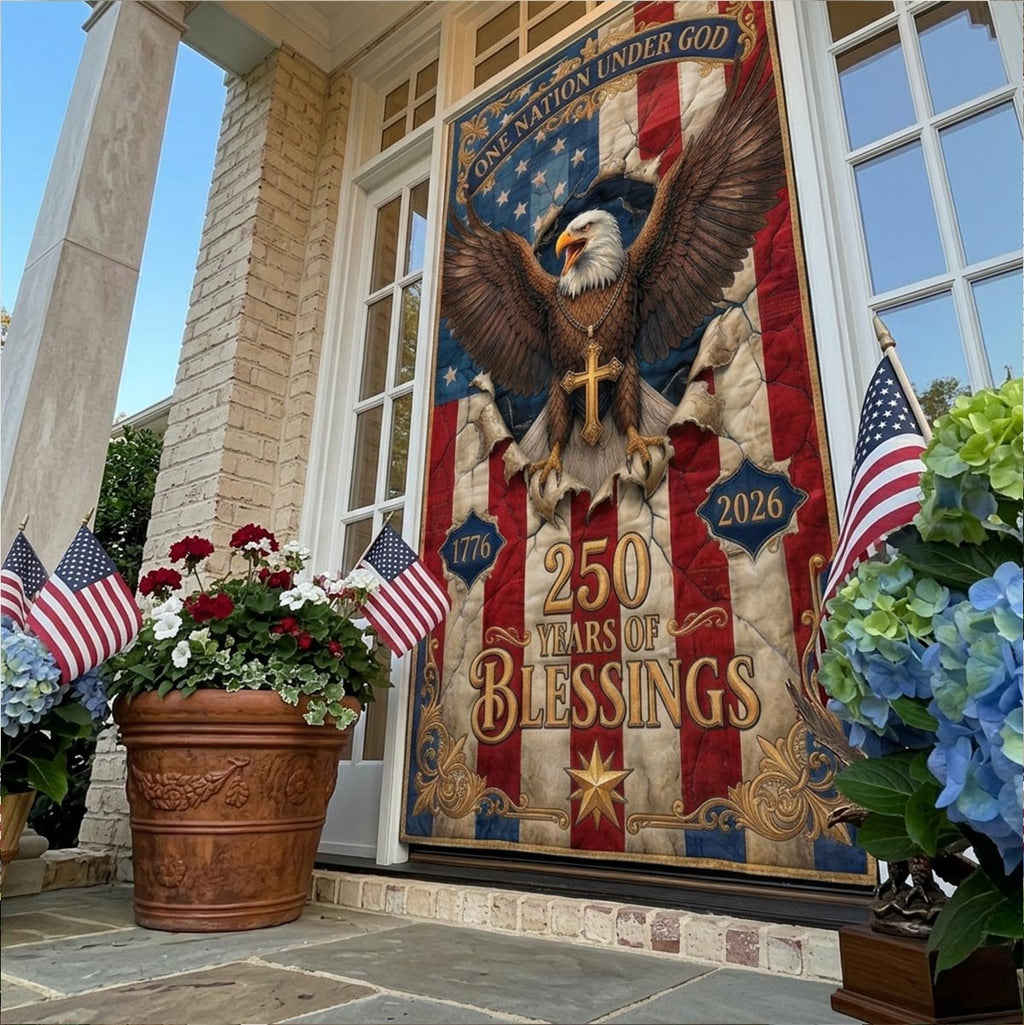 American Spirit Quilted Door Cover printed quilted door curtain