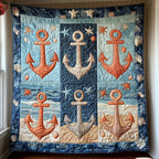Anchor Quilted Blanket printed blanket