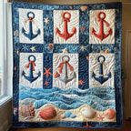 Anchor Quilted Blanket printed blanket