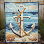 Anchor Serenity Quilted Blanket printed blanket