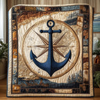Anchoring Quilted Blanket printed blanket