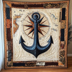 Anchoring Quilted Blanket printed blanket