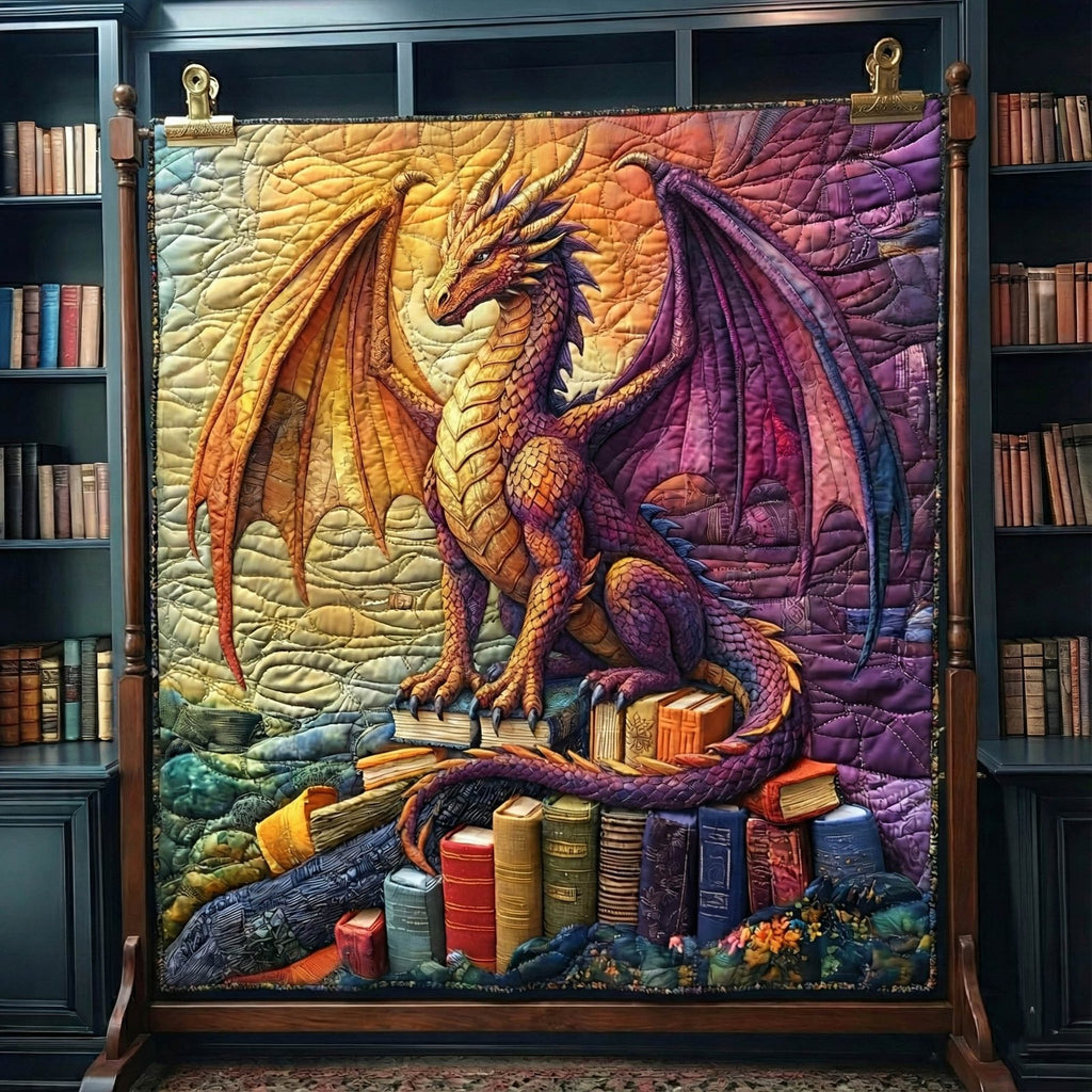 Ancient Inferno Quilted Blanket printed blanket