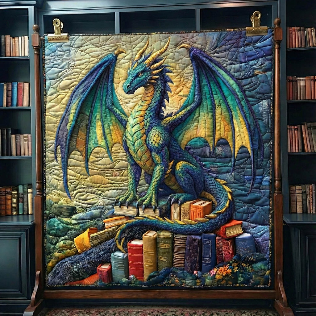 Ancient Inferno Quilted Blanket printed blanket