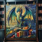Ancient Inferno Quilted Blanket printed blanket