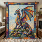 Ancient Inferno Quilted Blanket printed blanket