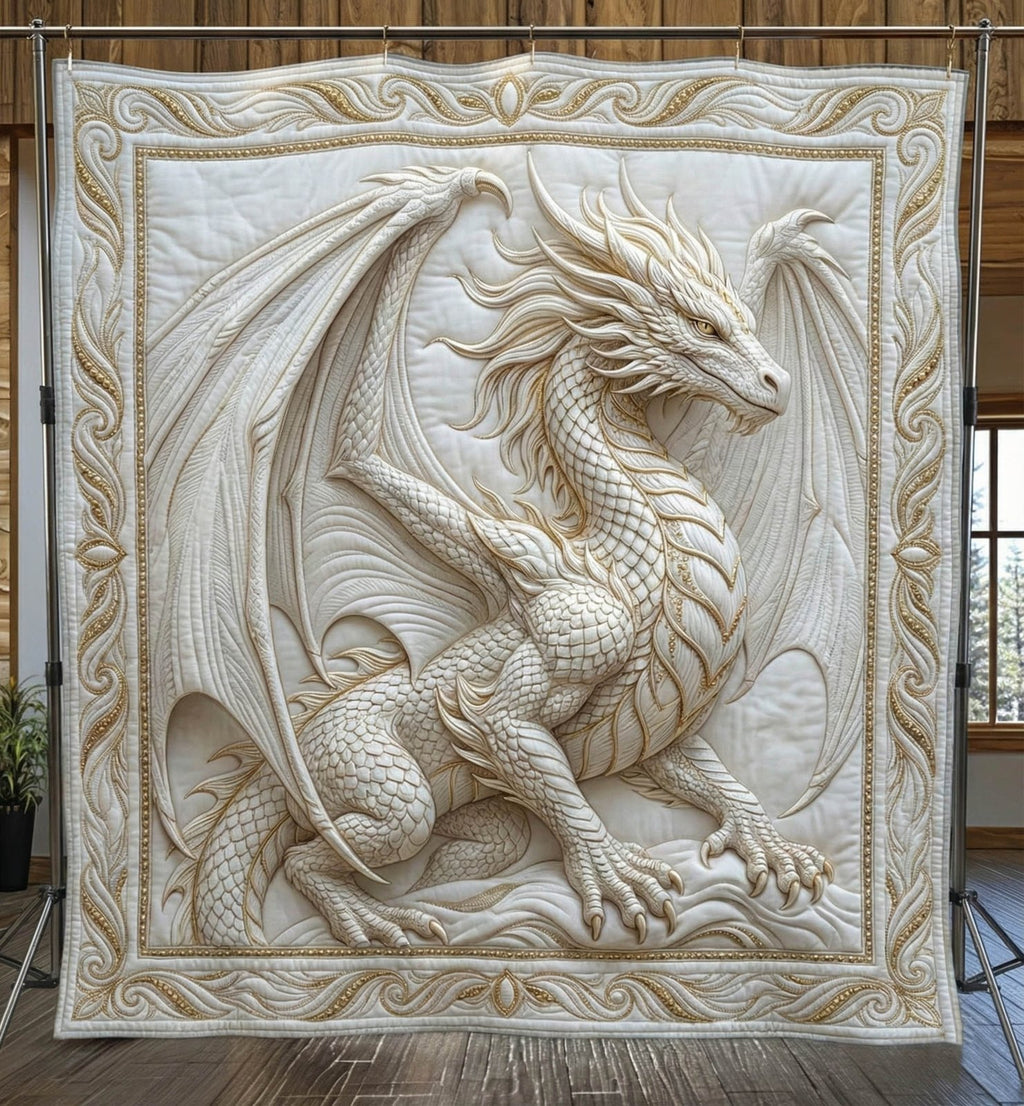 Ancient Inferno Quilted Blanket printed blanket