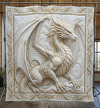 Ancient Inferno Quilted Blanket printed blanket