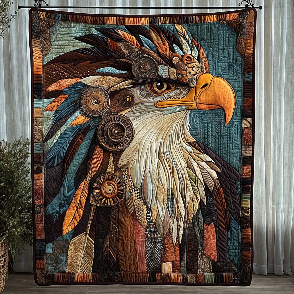 Ancient Pathways Quilted Blanket printed blanket