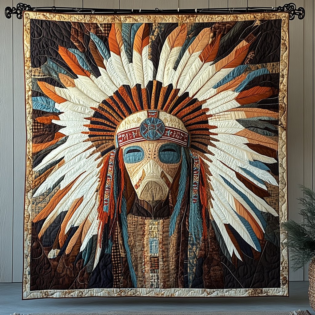 Ancient Sky Journey Quilted Blanket printed blanket