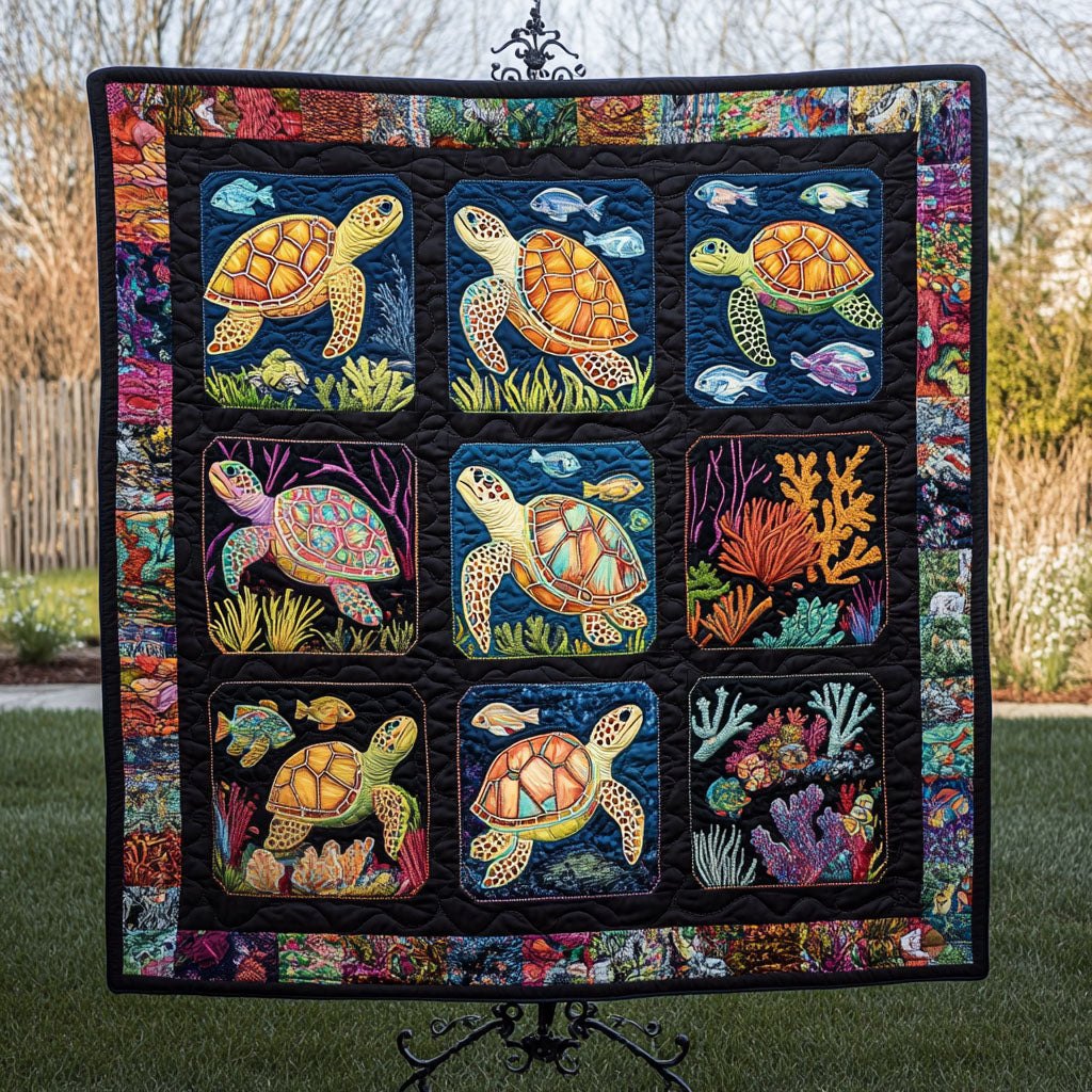 Ancient Voyager Quilted Blanket printed blanket