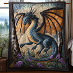 Ancient Wyrm Quilted Blanket printed blanket