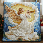 Angel of Peace Quilted Blanket printed blanket