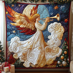 Angelic Melody Quilted Blanket printed blanket