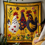 Animated Farm Haven Quilted Blanket printed blanket