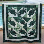 Aquatic Adventure Quilted Blanket printed blanket