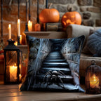 Arachnid Terror Quilted Cushion Cover printed cushion cover