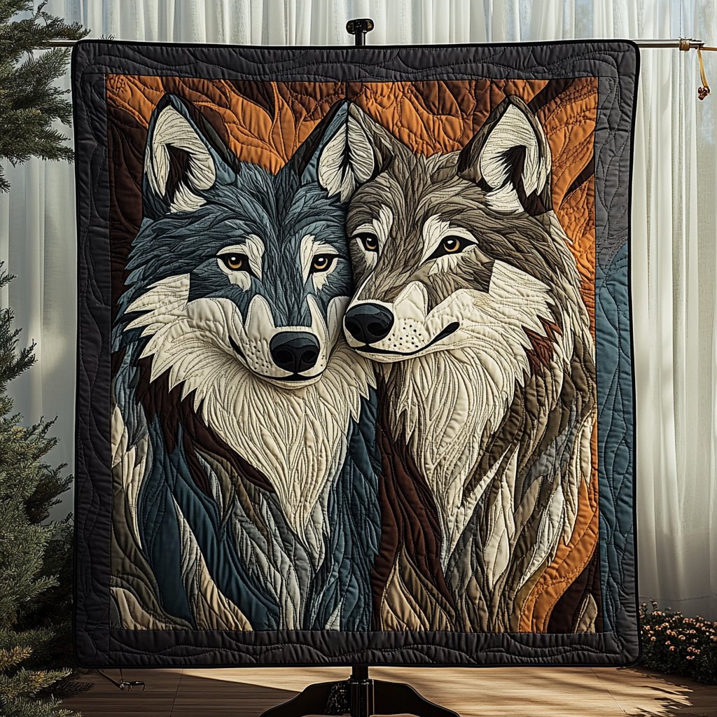Arctic Bond Quilted Blanket printed blanket