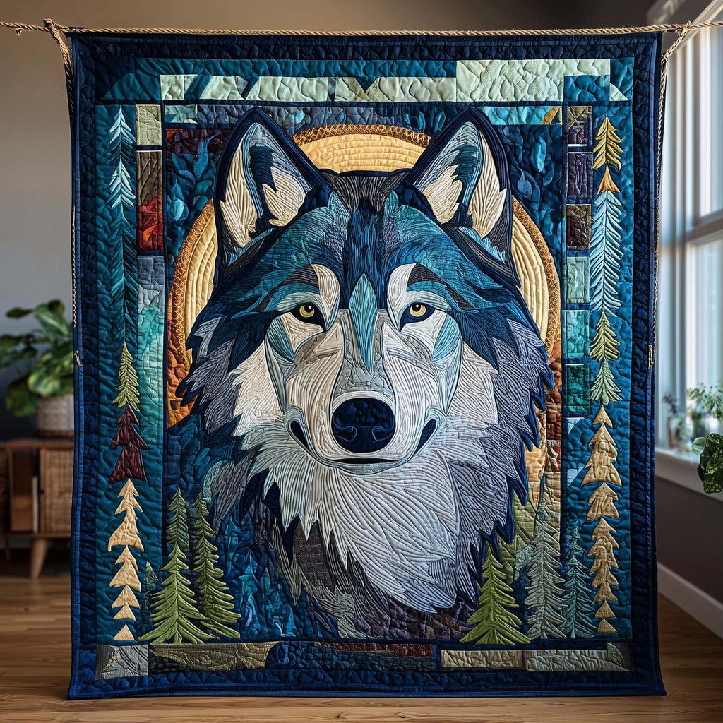 Arctic Halo Quilted Blanket printed blanket