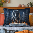 Arctic Roar Quilted Bedding Cushion Cover printed cushion cover