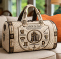 Armor Of God Quilted Duffle Bag printed quilted duffle bag