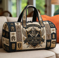 Armor Of God Quilted Duffle Bag printed quilted duffle bag