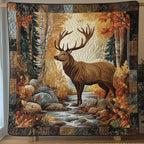 Autumn Creek Quilted Blanket printed blanket